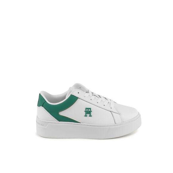 Tommy Hilfiger Women White Sneakers - Picture 1 of 3